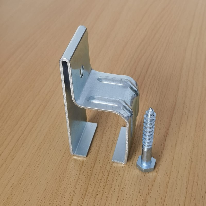 YUEBM Box Rail Hanger Bracket, Heavy Duty Exterior Barn Door