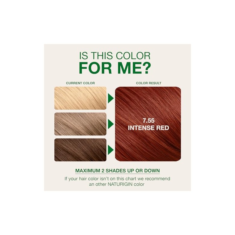 Naturigin Hair Colour - Permanent - Medium Blonde Deep Red