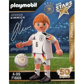 PLAYMOBIL DFB Stars Player Figures to Choose From - Limited Edition for Euro 2024 (71669 - Joshua Kimmich)
