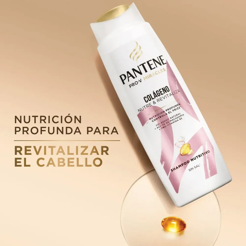 Shampoo Pantene Pro-V Miracles Colágeno Nutre & Revitaliza Nutritivo 510
