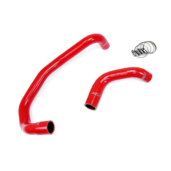 HPS Red Silicone Radiator Hose Kit Coolant Compatible for 2005-2010