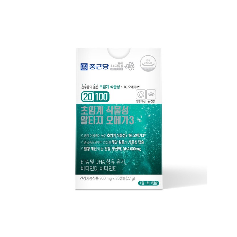 Chong Kun Dang Microalgae Vegetable Low Temperature Supercritical Altige Omega
