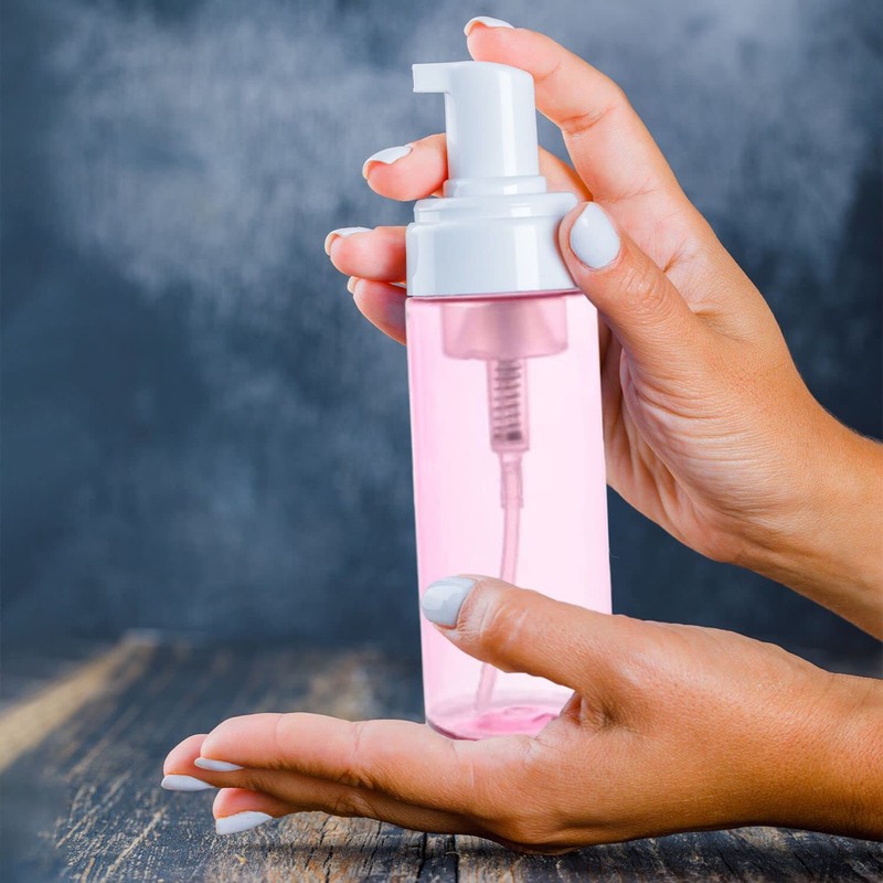 3-Pack Travel-Sized Foaming Pump Bottles - Empty Foaming Liquid Soap