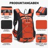 Arvano Bicycle Backpack Lightweight Ski Backpack Small Hiking Backpack MTB