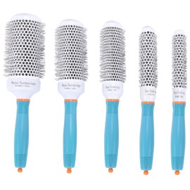 AWAOVV 5 Sizes round hair brush barrel brush blowdry hair brushes, Professional High Temperature Hair Styling Tool, Roller Comb for Creating Diverse Hair Styles