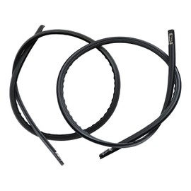 Topteng 2pcs L+R Door Roof Side Molding passend für Honda Civic EK2 EK3 EK4 EK9 1996-2000