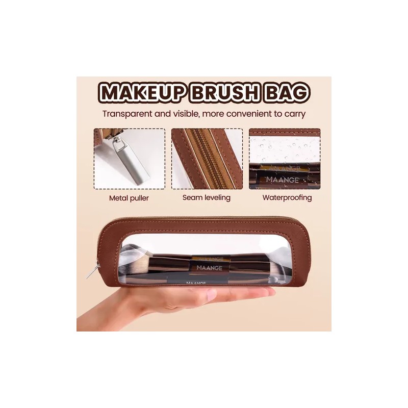 13pzs Brochas Maquillaje Profesional Con Bolsa De Cosméticos