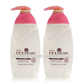 Rose Eco Rose Body Essence 530mlx2ea Body Lotion Emulsion / 로제 에코 로즈 바디에센스 530mlx2ea 바디로션 에멀젼