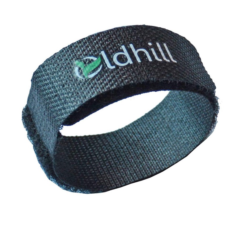 Oldhill Hook and Loop Fastening Straps (50 Pack) - Black