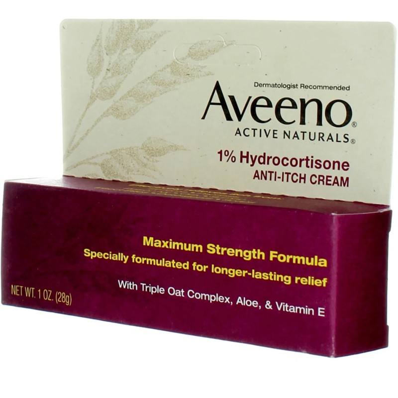 Aveeno 6 Pack Aveeno Active Naturals Anti-Itch Cream, 1 oz