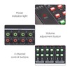 4 Channel Audio Mixer Portable Headphone Amp Lightweight Volume Adjustable