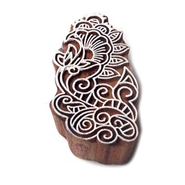 Royal Kraft Wooden Stamps DIY Fabric, Textile, Clay, Pottery, Paper, Henna Printing Blocks THAtag001