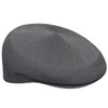 Kangol Tropic Ventair 504 Flat Cap, Grey (Charcoal), Small
