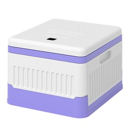 Toddler Portable Car Potty Comfortable Foldable Toddler Travel Potty Training Toilet Seat for Indoor Outdoor Purple