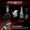 CHUSYYRAY Combo 9005+H11+H11 LED Headlight High Low Beam & Fog