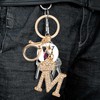 Rhinestones-Keyring Letter-Keychains for Women - Crystal Keychains Glitter Backpack Decoration