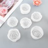 6PCS Silicone Candle Molds Set - Rose & Flower Design