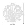 Operitacx Mesh Plastic Canvas Kit, 10 PCS Flower Shape Cross