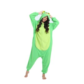 LABULA Animal Outfit, Cosplay Jumpsuit Pyjamas, Unisex Adult Animal Costumes, Frog