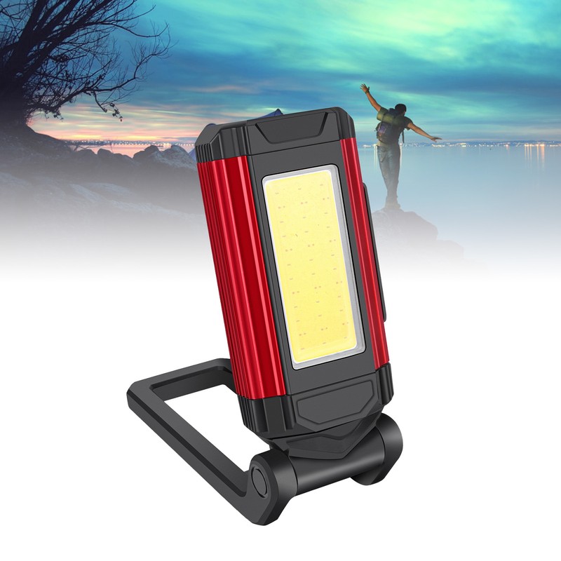 Folded Work Lights Aluminium Alloy USB Charging Magnetic COB Inspection