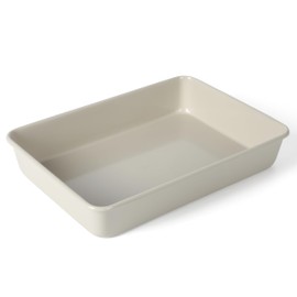 Martha Stewart Gallen 13 x 9 Inch Rectangular Nonstick Carbon Steel Cake/Baking Pan- Cool Grey