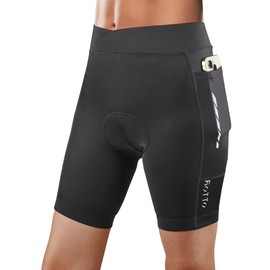 ROTTO Womens Cycling Shorts Padded Bike Shorts with Sponge & Gel Padding with Pockets for Road Biking Mountain Riding