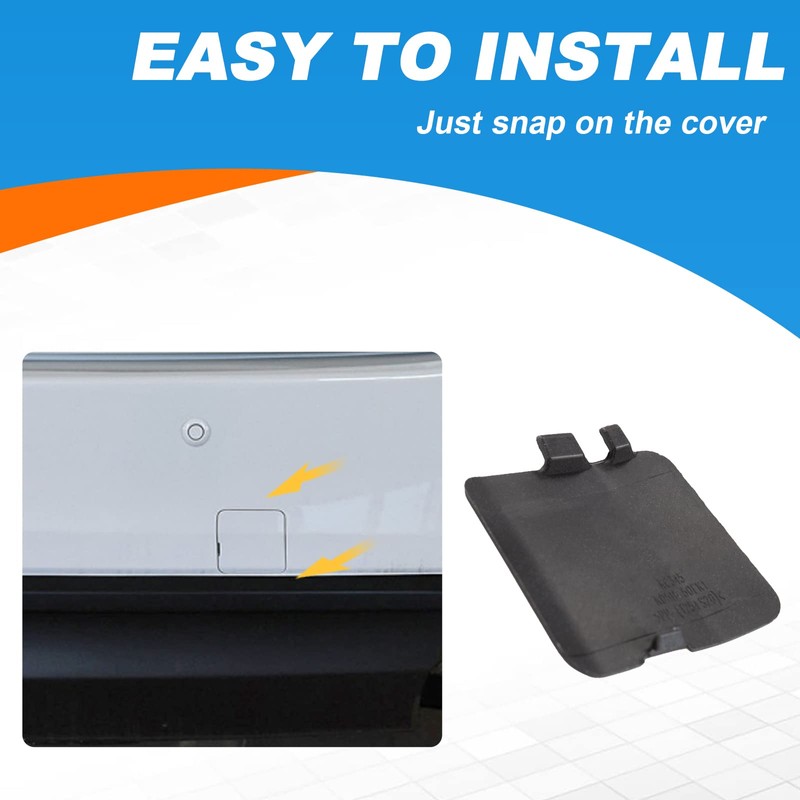Rear Bumper Tow Hook Cover Towing Eye Cap Fit for