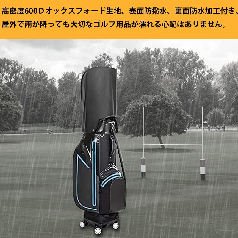 Iptienda Caddy Bag Hood Cover Fits 8.5-9.5 Waterproof Golf Bag