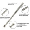 NORTOOLS SDS Plus Hammer Drills Bits Set with Carbide Tipped