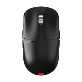 Pulsar Gaming Gears - X2A ES Wireless Gaming Mouse, Ambidextrous, Optical Switch, OLED Display, Driverless, PAW3395 Sensor, 100H Battery, 4K dongle Included (Medium, Black)