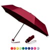 MiniMax Compact Folding Travel Umbrella, Lightweight Umbrella, Colour Coordinated Handle,