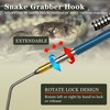 Wamlet 22"~64" Snake Grabber Hook Reptile Rattle Series Pick-up Handling