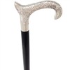 Wooden Palm Walking Stick | Crutch Support Wood & Brass