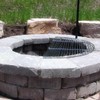 Sunnydaze Foldable Fire Pit Cooking Grill Grate - Heavy-Duty Portable