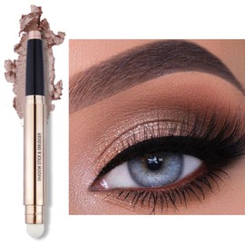 Erinde Shimmer Eyeshadow Stick, Single Eyeshadow, Light Gold Glitter Eyeshadow Pencil Crayon, Cream Eyeshadow Stick Pencil, Pearlescent Sleeper Eye Shadow for Eye Makeup 03#