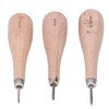 Leather awl, ergonomic design, professional cutting tool made of leather