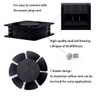 SXDOOL 120mm AC 115V Ball Bearing Fan 110V for DIY