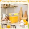 Mumufy 3 Set Plastic Drink Dispensers for Parties Lemonade Beverage