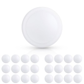 ECOELER 5/6 Inch Dimmable LED Disk Lights, 16.5W Recessed Retrofit Ceiling Downlight, 1100lm 6000K Bright White, Low Profile Flush Mount Disk Light for J-Box or Recessed Can, ETL-Listed, 24 Pack