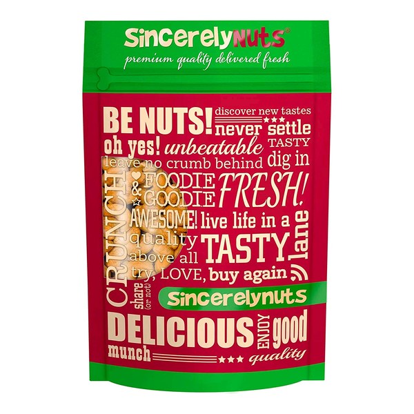 Sincerely Nuts – Whole Cashews - Roasted and Unsalted | High in Protein Everyday Healthy Snack - Rich in Nutrients |Vegan, Keto & Kosher | Gourmet Quality Vegan Cashew 3(LB) Bag
