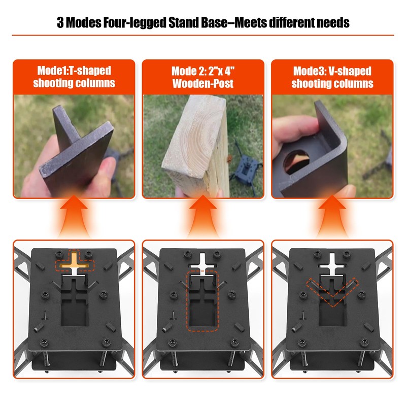 Steel Shooting Targets with Stand, AR500 Steel Hostage Reactive Shooting
