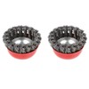 4-Piece Cone Brush Grinding Brush Set Cup Brush Steel Braided