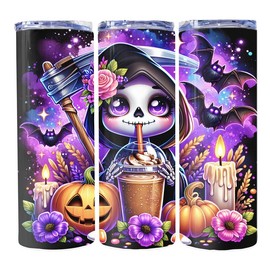 Waterbottletumbler 20 oz Reusable Portable Water Bottle with Lid Washable Cup Mug Ideal for Everyday Use Drinkware Featuring Raccoon Design Non-BPA Free - Bottled:_89