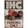 Weatherproof Tractor Parking Sign - Parking Only Suitable for IHC
