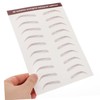 Minkissy Waterproof Eyebrow Stickers Temporary 3d Realistic for Eyebrow Women's