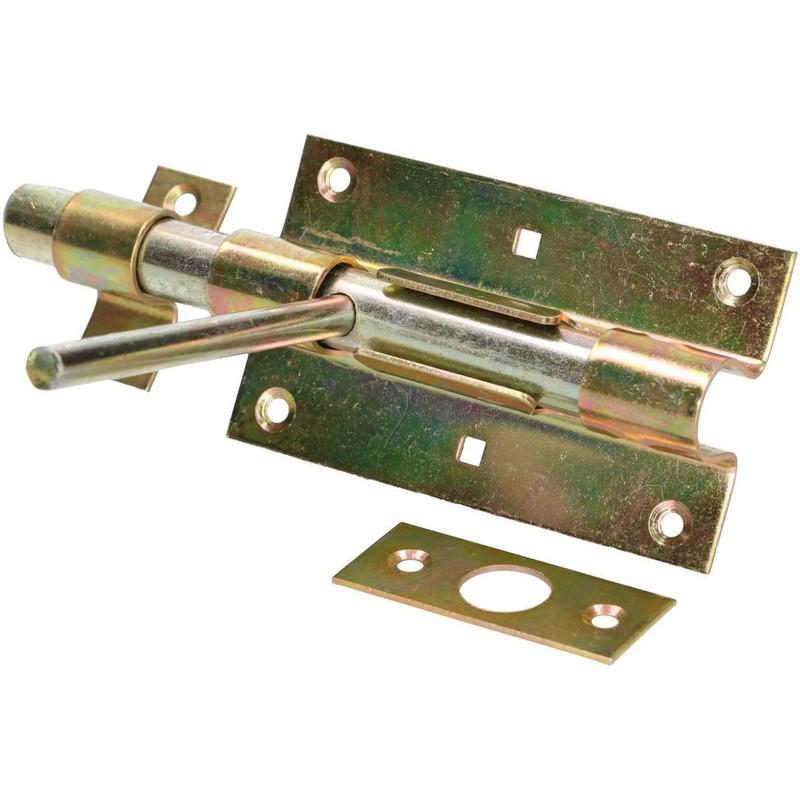 KOTARBAU® Door Bolt Bolt 100 mm Double-Sided Gate Bolt Lock