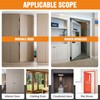Lipshome 7" Hidden Door Hinge/Concealed Hinges,Invisible Hinges,Invisible Door Silent 180