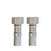 Reinforced hose 3/8 inch nut x 3/8 inch nut, flexible