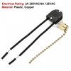 sourcing map Pull Chain Switch On-Off Speed Replacement ZE-109 for
