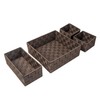 Posprica Woven Storage Baskets for Organizing, Small Baskets Cube Bin